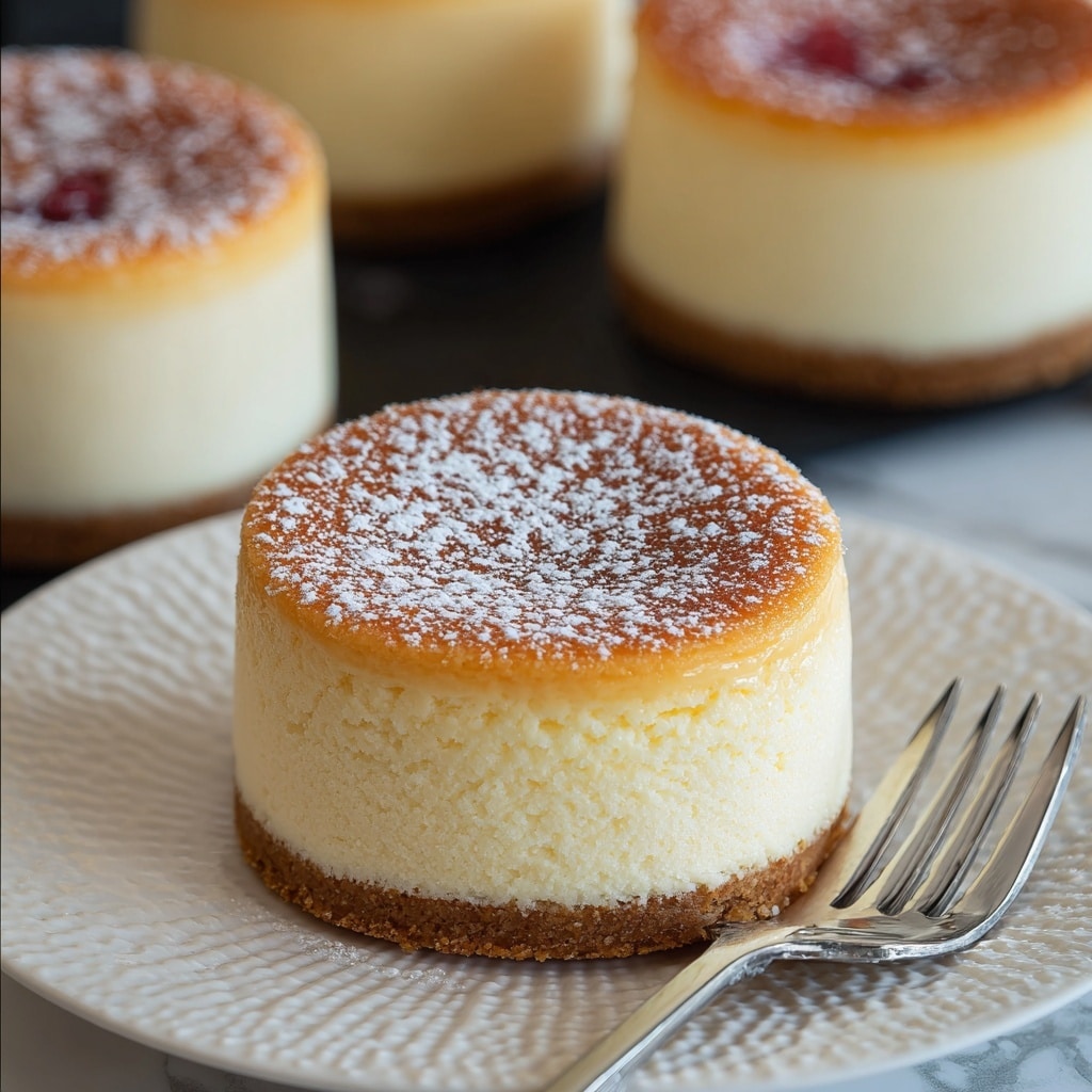 Quick Mini Japanese Cheesecakes Recipe - Recipe Image