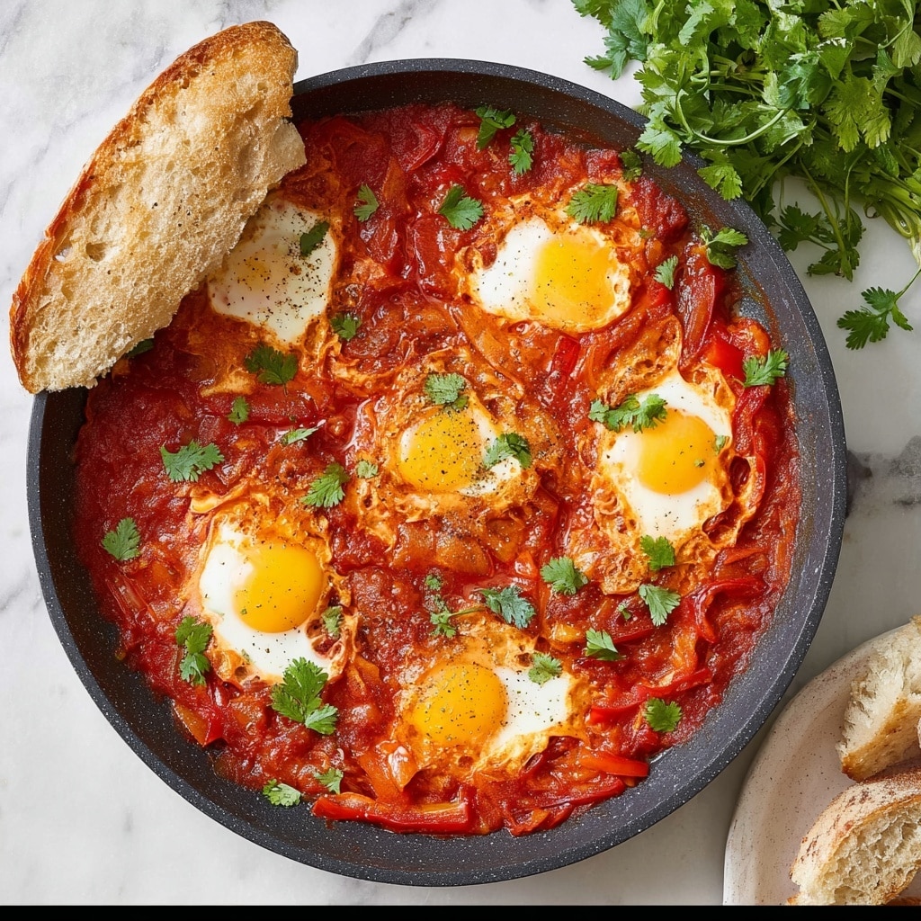 Classic Shakshuka with Sourdough Recipe - Recipe Image