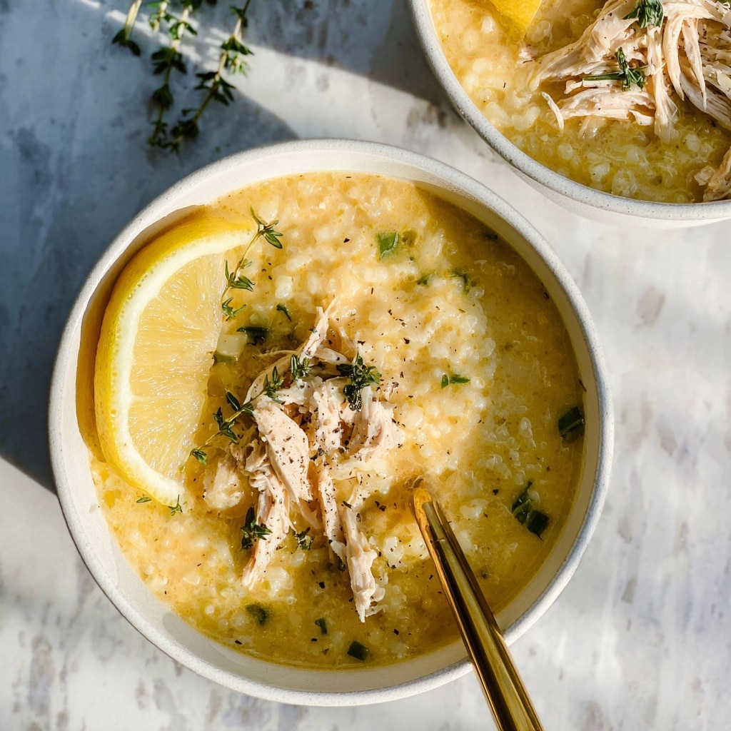 Mediterranean Lemon Chicken Soup Recipe - Recipe Image