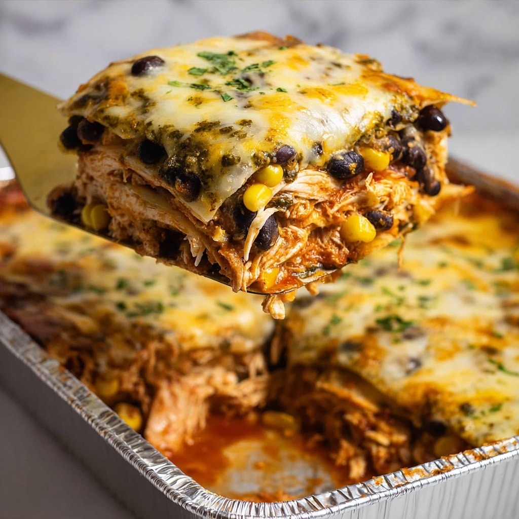 Mexican Chicken Lasagna Recipe - Recipe Image