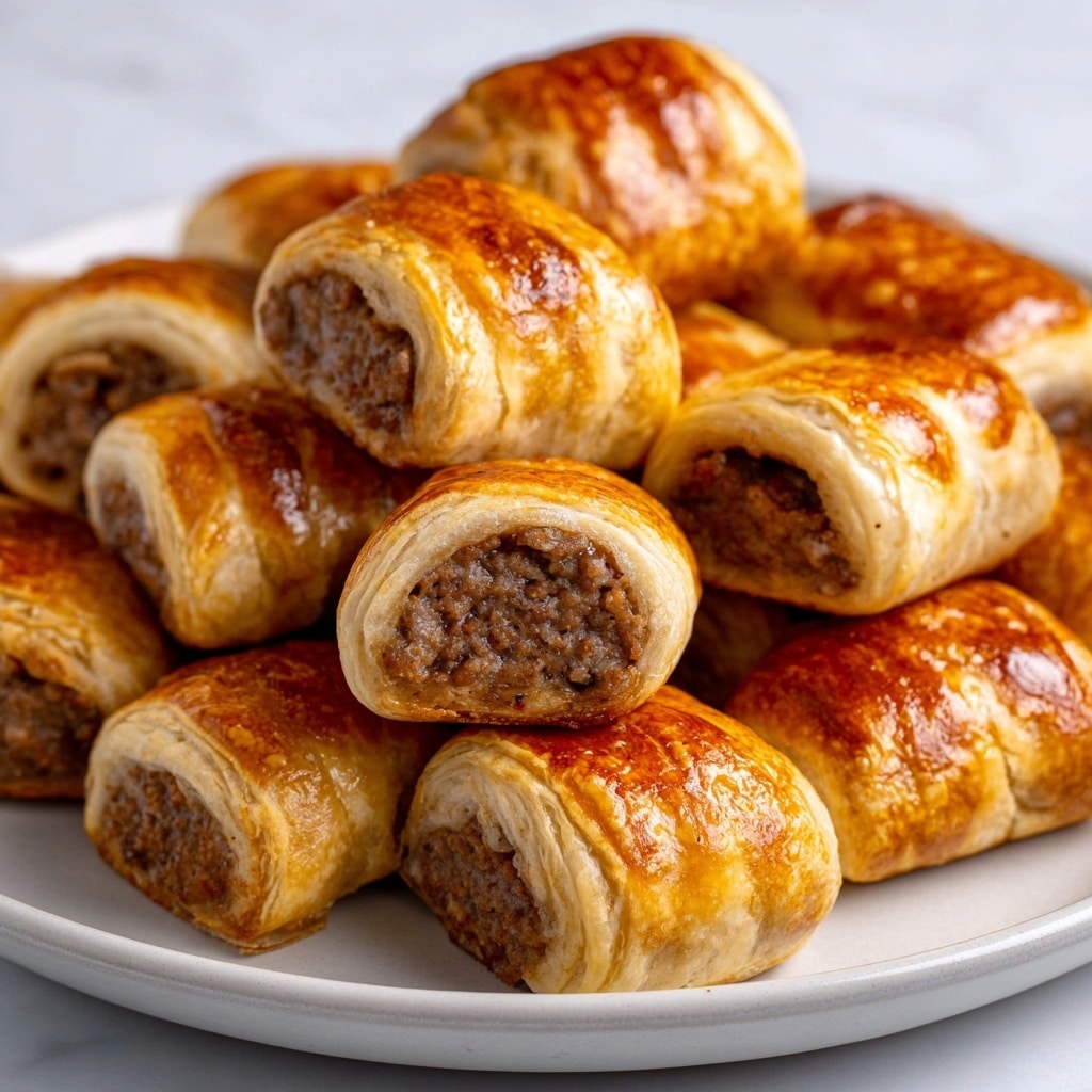 French Onion Sausage Rolls Recipe - Recipe Image