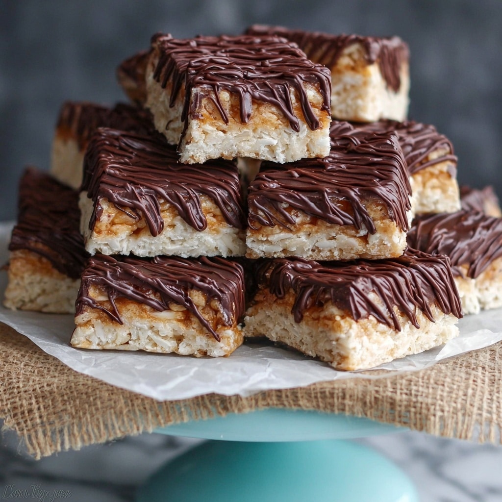 Samoa Cookie Bars Recipe - Recipe Image