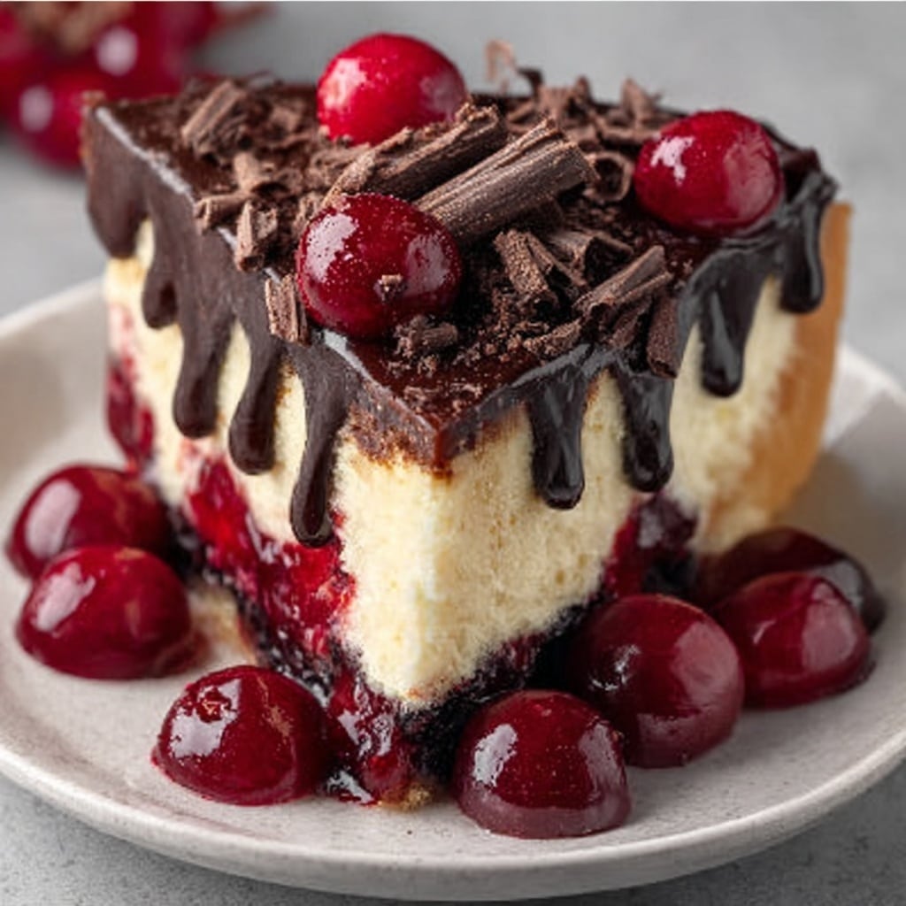 Decadent Black Forest Cheesecake Recipe - Recipe Image
