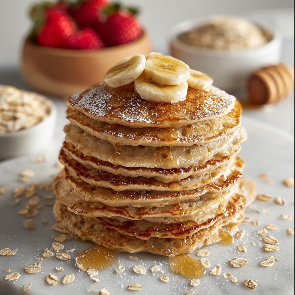 Oatmeal Protein Pancakes Recipe - Recipe Image