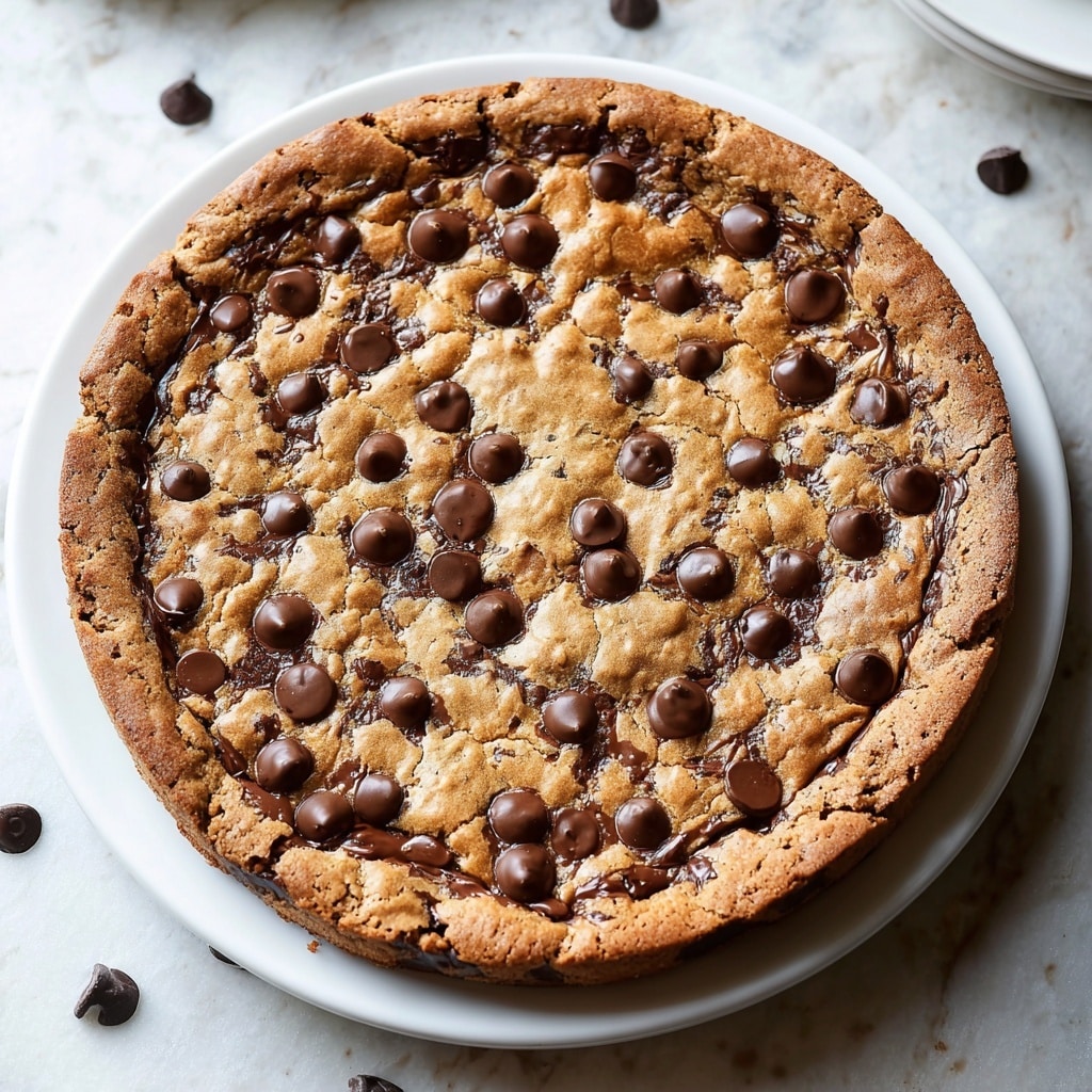 Deep Dish Chickpea Cookie Pie Recipe - Recipe Image