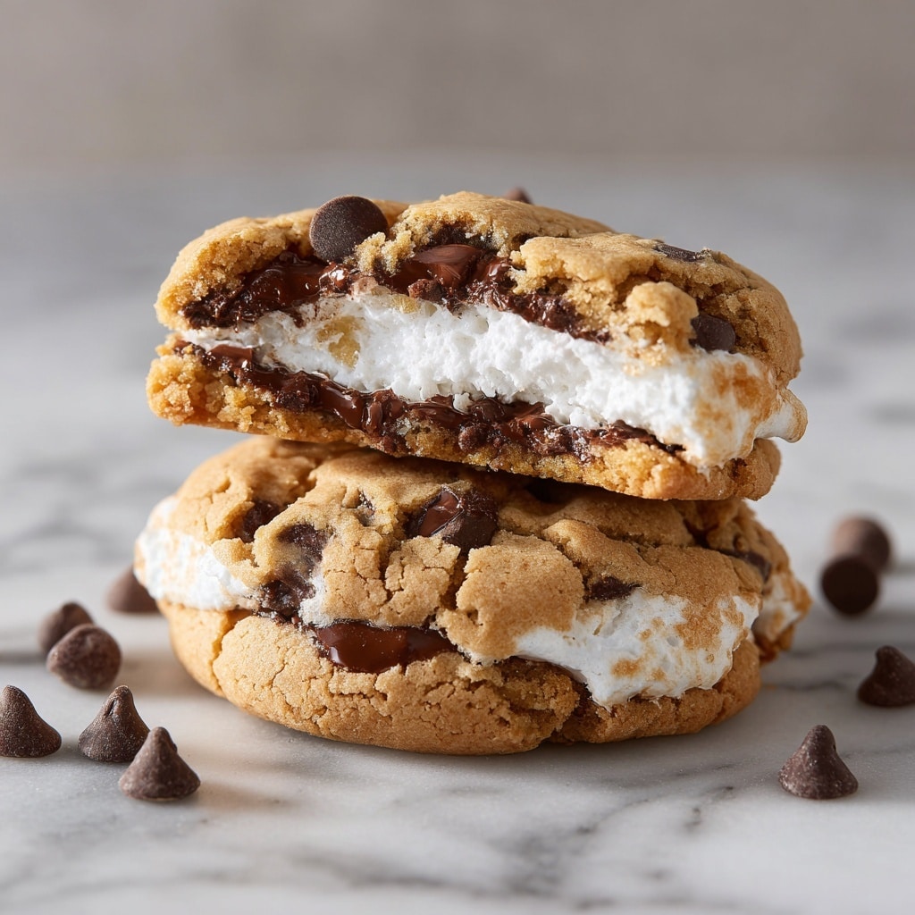 Cheesecake Stuffed Chocolate Chip Cookies Recipe - Recipe Image