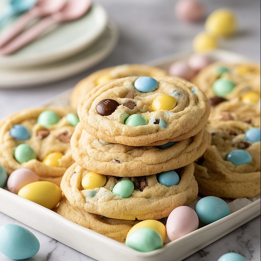Cadbury Mini Egg Chocolate Chip Cookies Recipe - Recipe Image