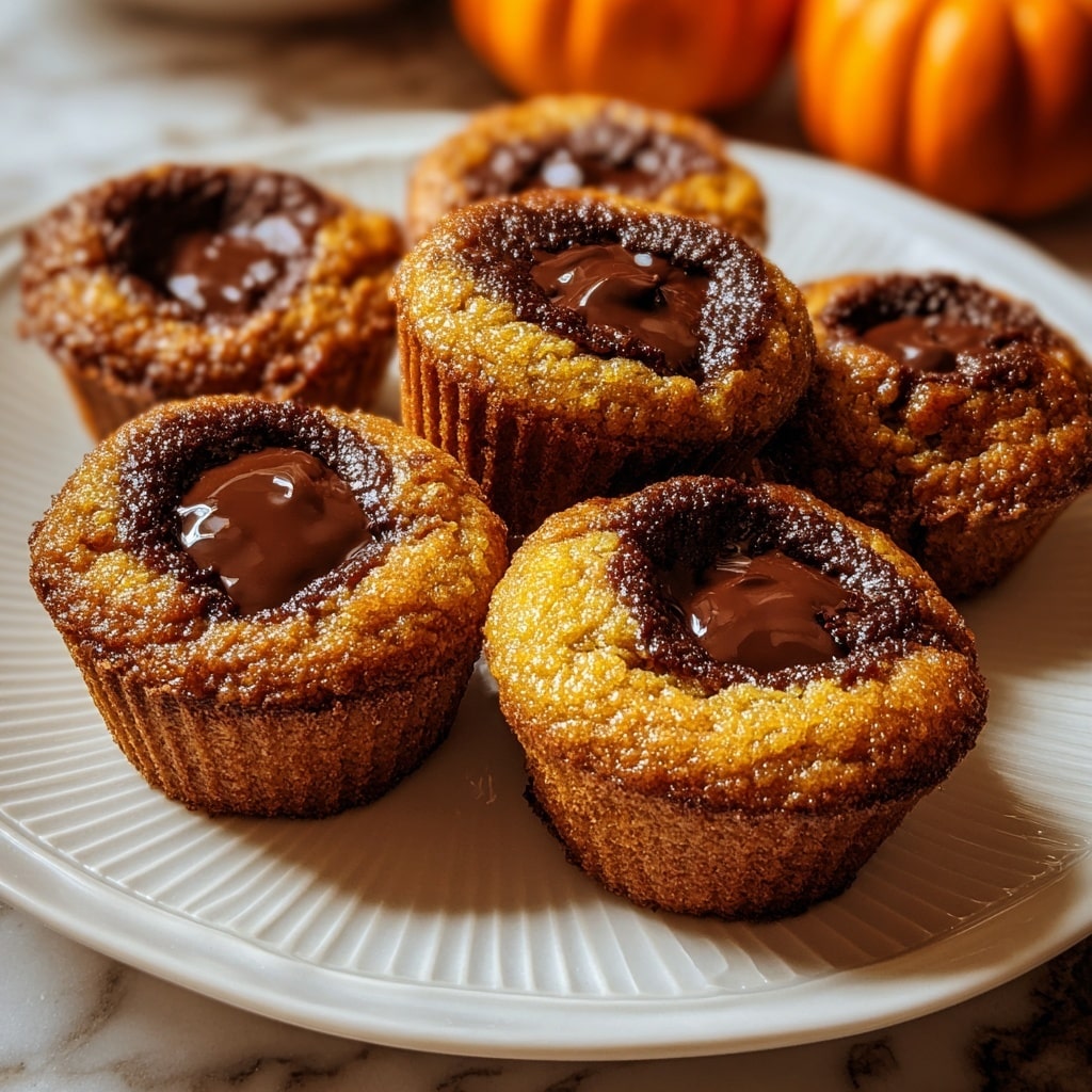 Molten Chocolate Pumpkin Muffins Recipe - Recipe Image