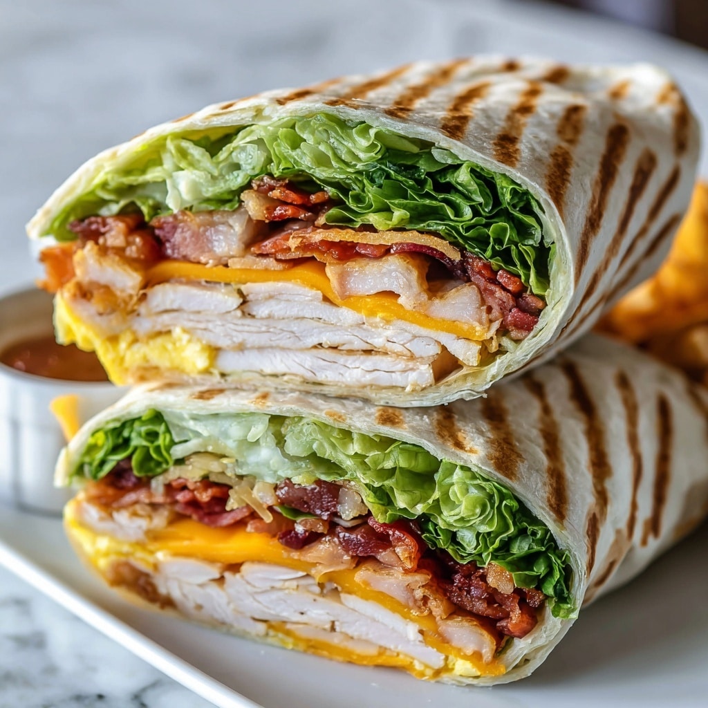 Turkey Ranch Club Wraps Recipe