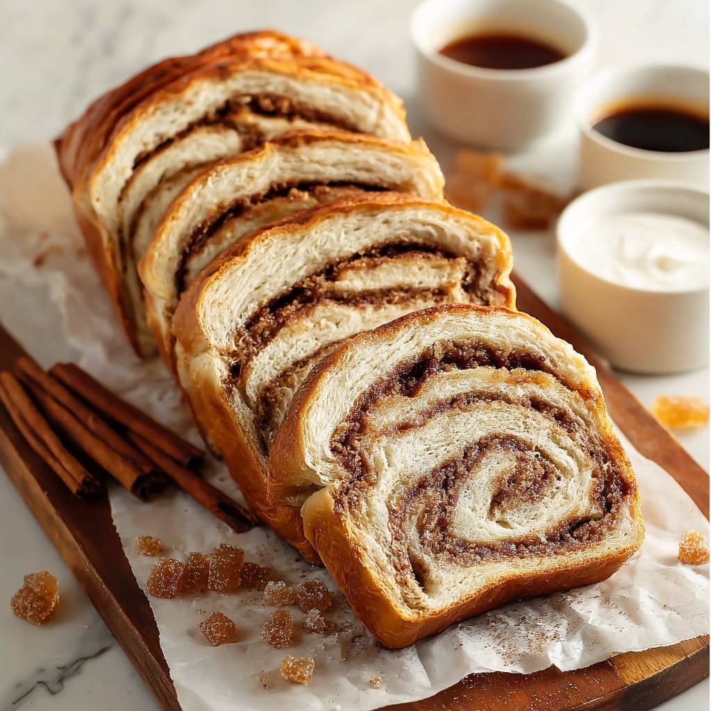Cinnamon Swirl Bread with Optional Vanilla Glaze Recipe - Recipe Image