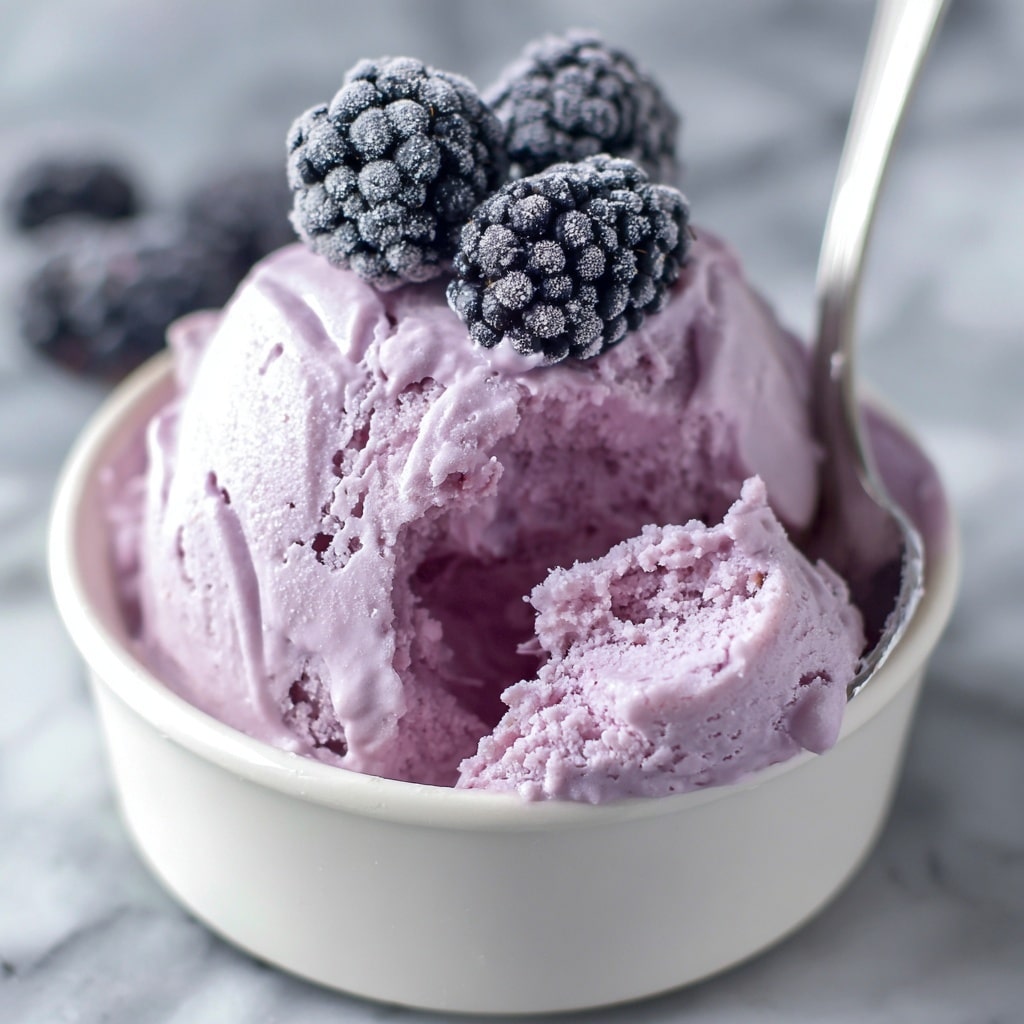Keto Blueberry Cheesecake Protein Ice Cream Recipe