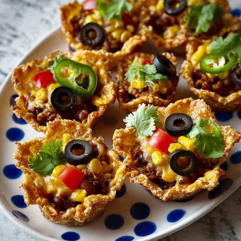 Spicy Mexican Taco Cupcakes Recipe