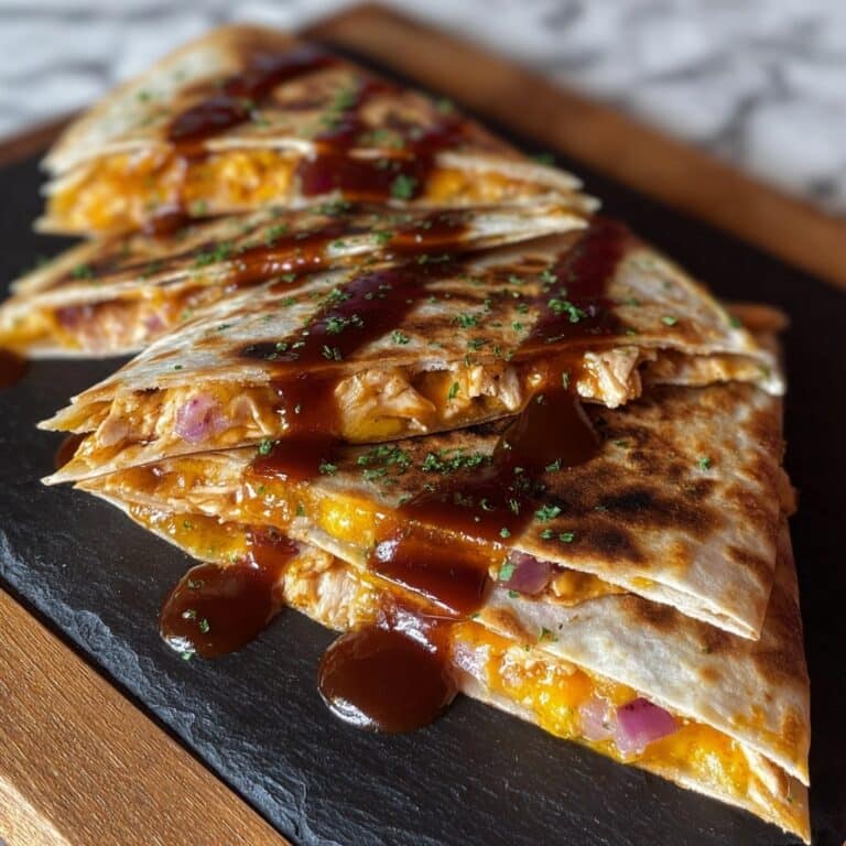 Hot Honey BBQ Chicken Quesadillas Recipe