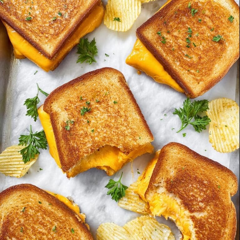 Oven-Grilled Cheese Sandwiches Recipe