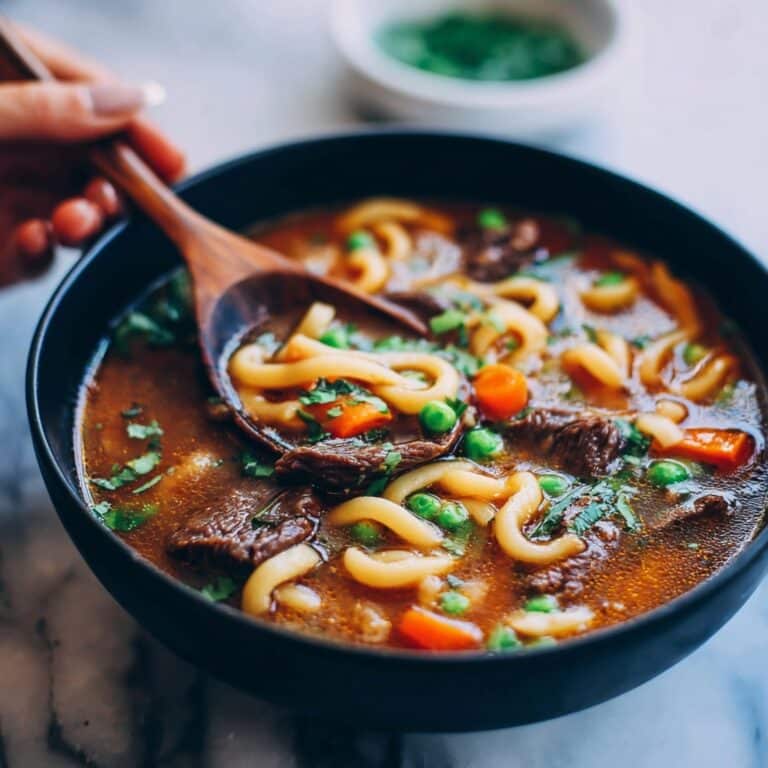 Vegetable Beef Noodle Soup Recipe
