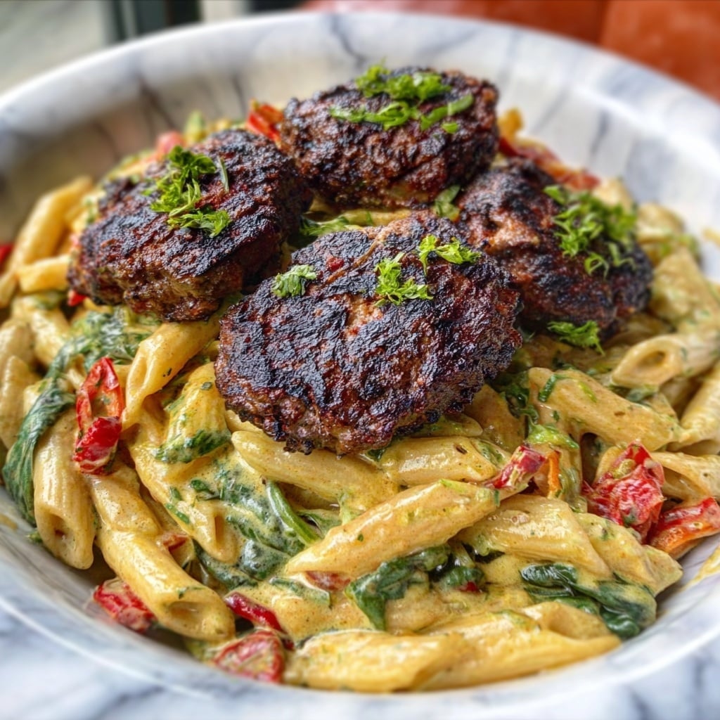 Rasta Pasta with Oxtail Recipe - Recipe Image