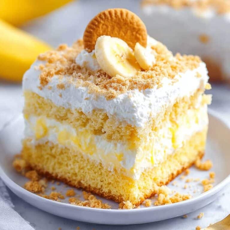 Banana Pudding Poke Cake Recipe