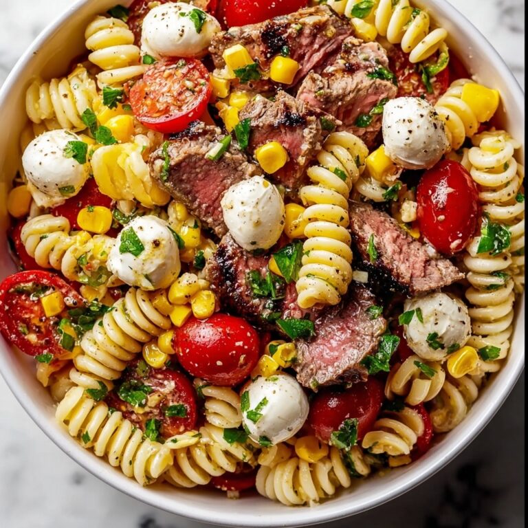 Chimichurri Steak Pasta Salad Recipe