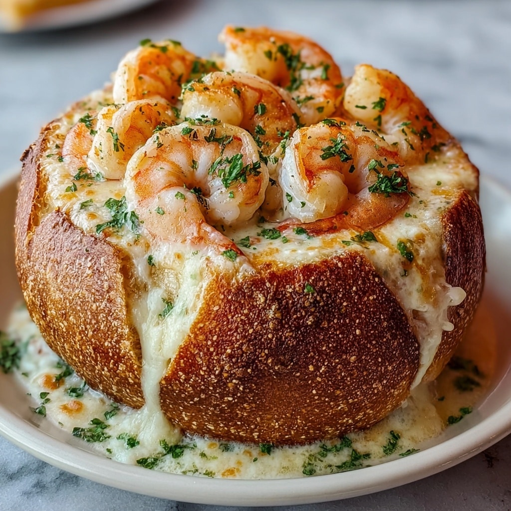 Stuffed Seafood Bread Bowl Recipe