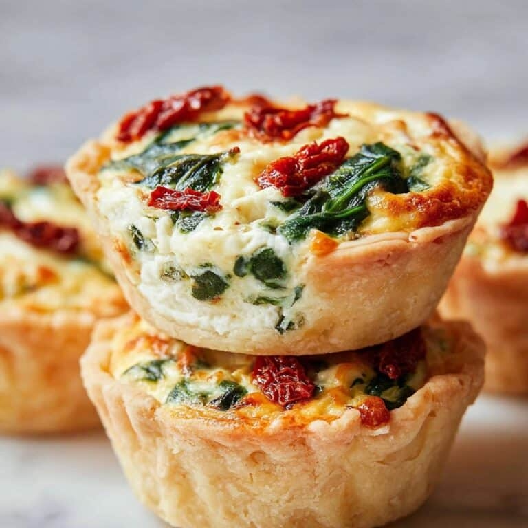 Egg White Bites with Sun-Dried Tomatoes, Spinach, and Bell Peppers Recipe