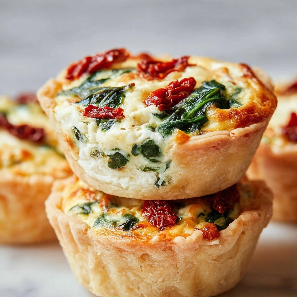Egg White Bites with Sun-Dried Tomatoes, Spinach, and Bell Peppers Recipe