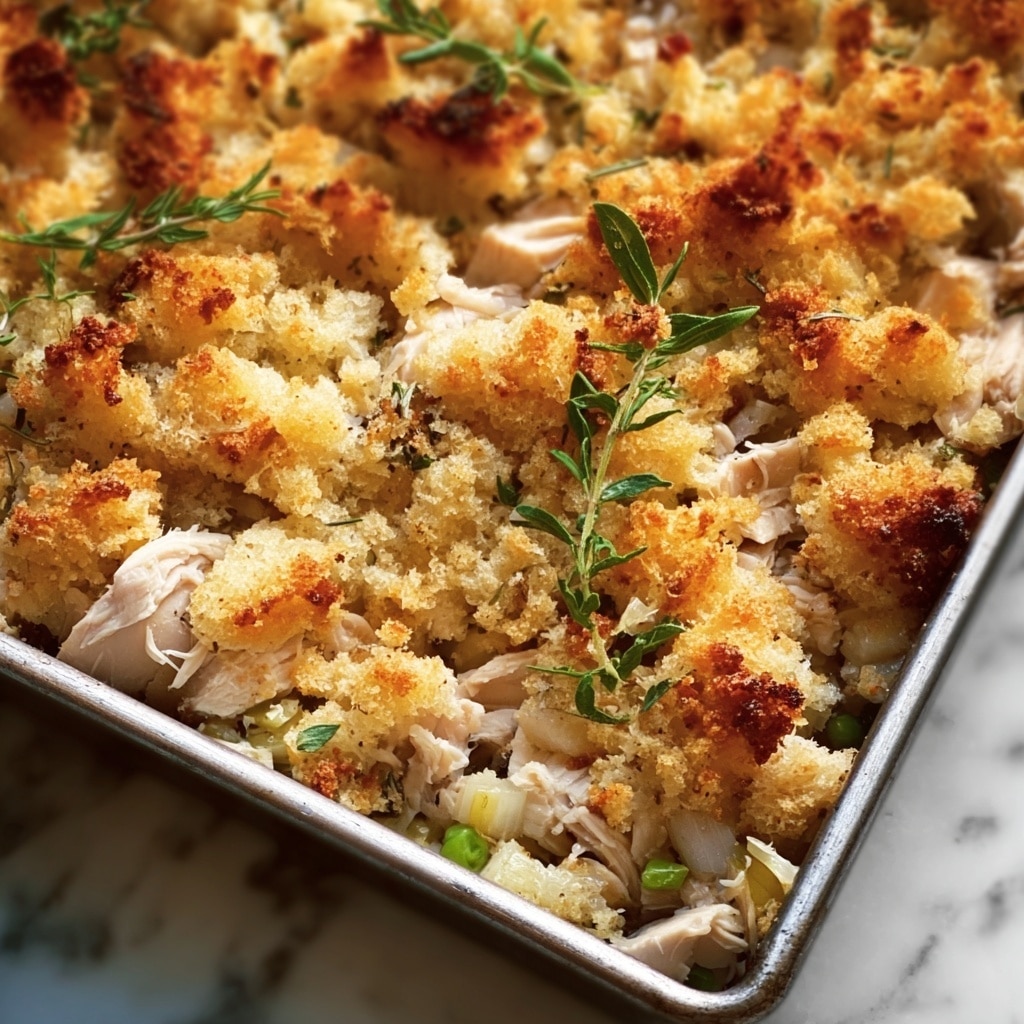 Rotisserie Chicken and Stuffing Casserole Recipe - Recipe Image