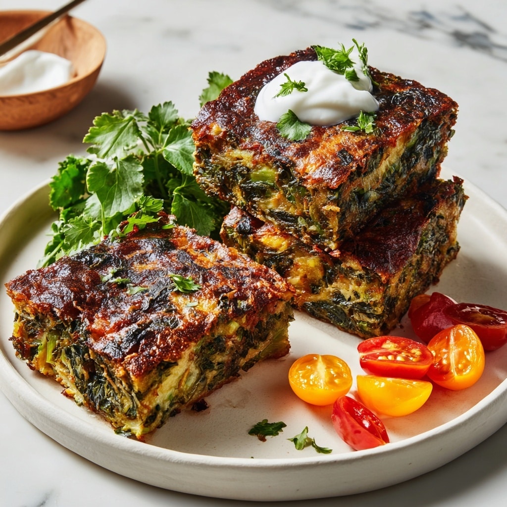 Kuku Sabzi (Persian Herb & Spinach Frittata) Recipe