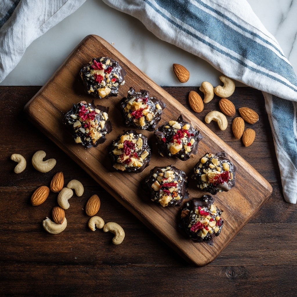 Chocolate Fruit and Nut Bars Recipe - Recipe Image