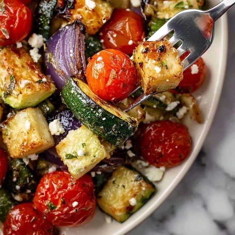 Air Fryer Greek Chicken and Veggies Recipe