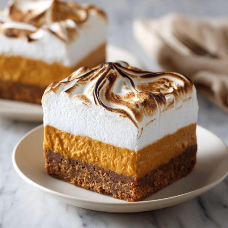 Sweet Potato Pie Bars with Marshmallow Topping Recipe
