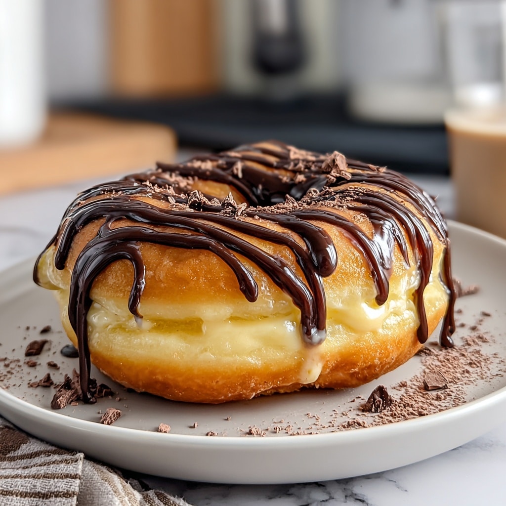 Cinnamon-Sugar Donuts with Chocolate Drizzle Recipe
