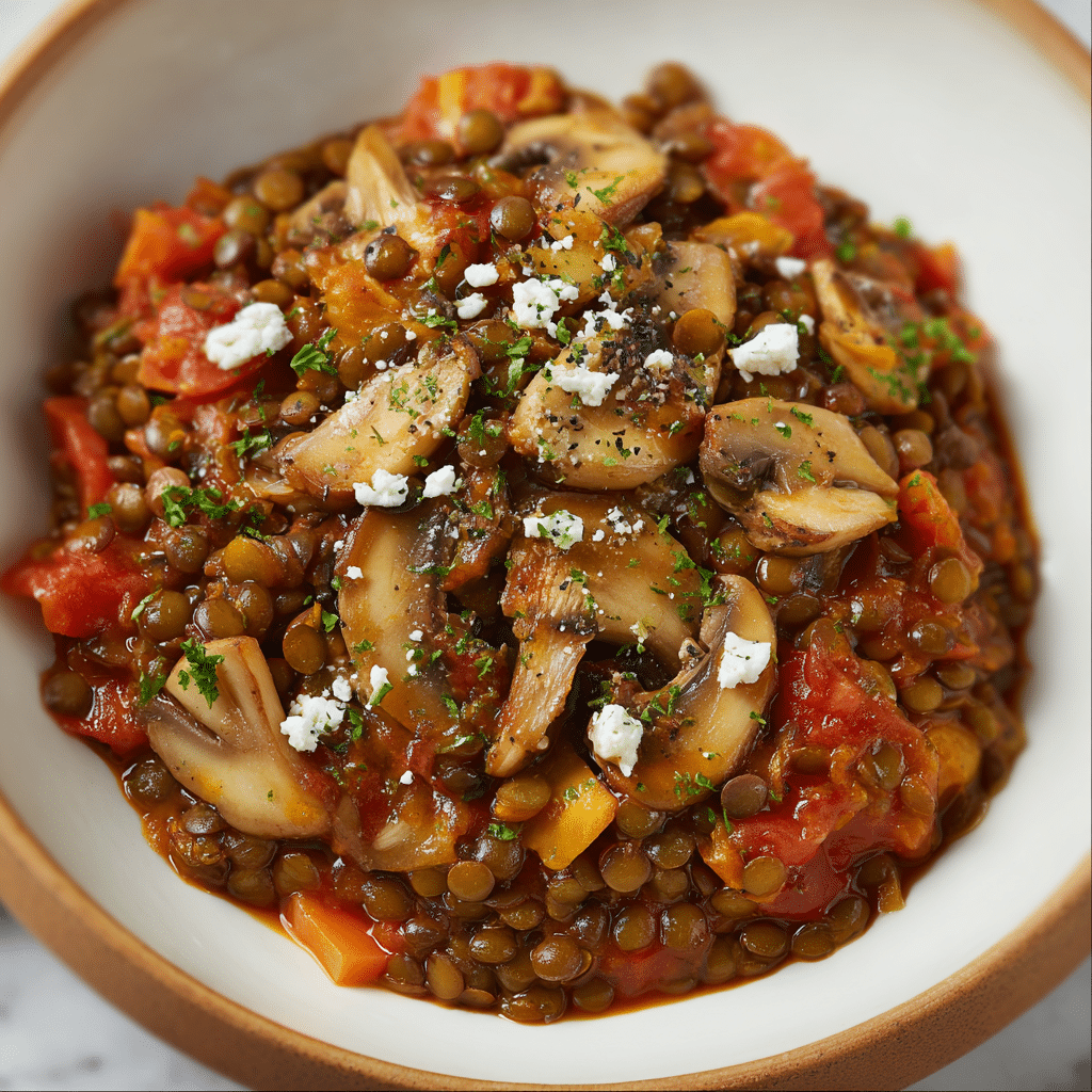 Lentil and Mushroom Bolognese Recipe