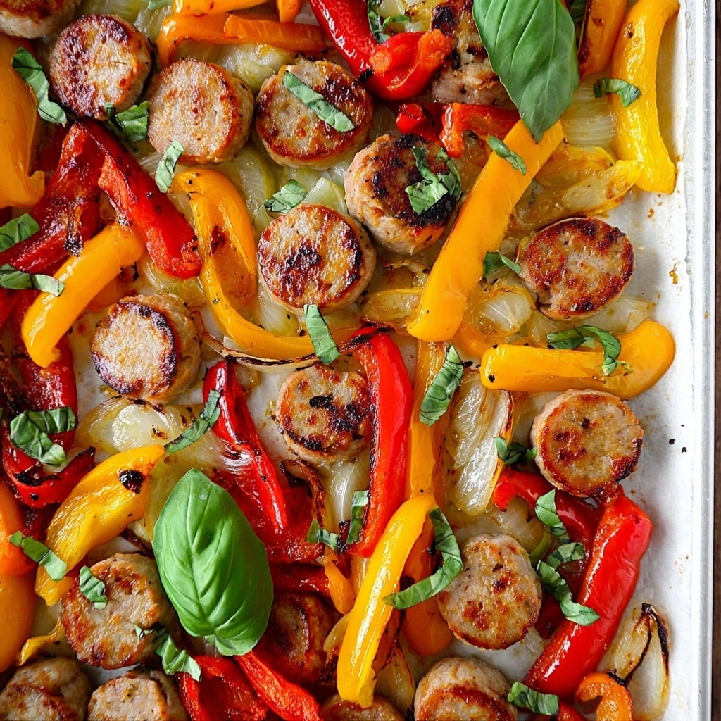 Sausage and Roasted Bell Peppers Skillet Recipe - Recipe Image