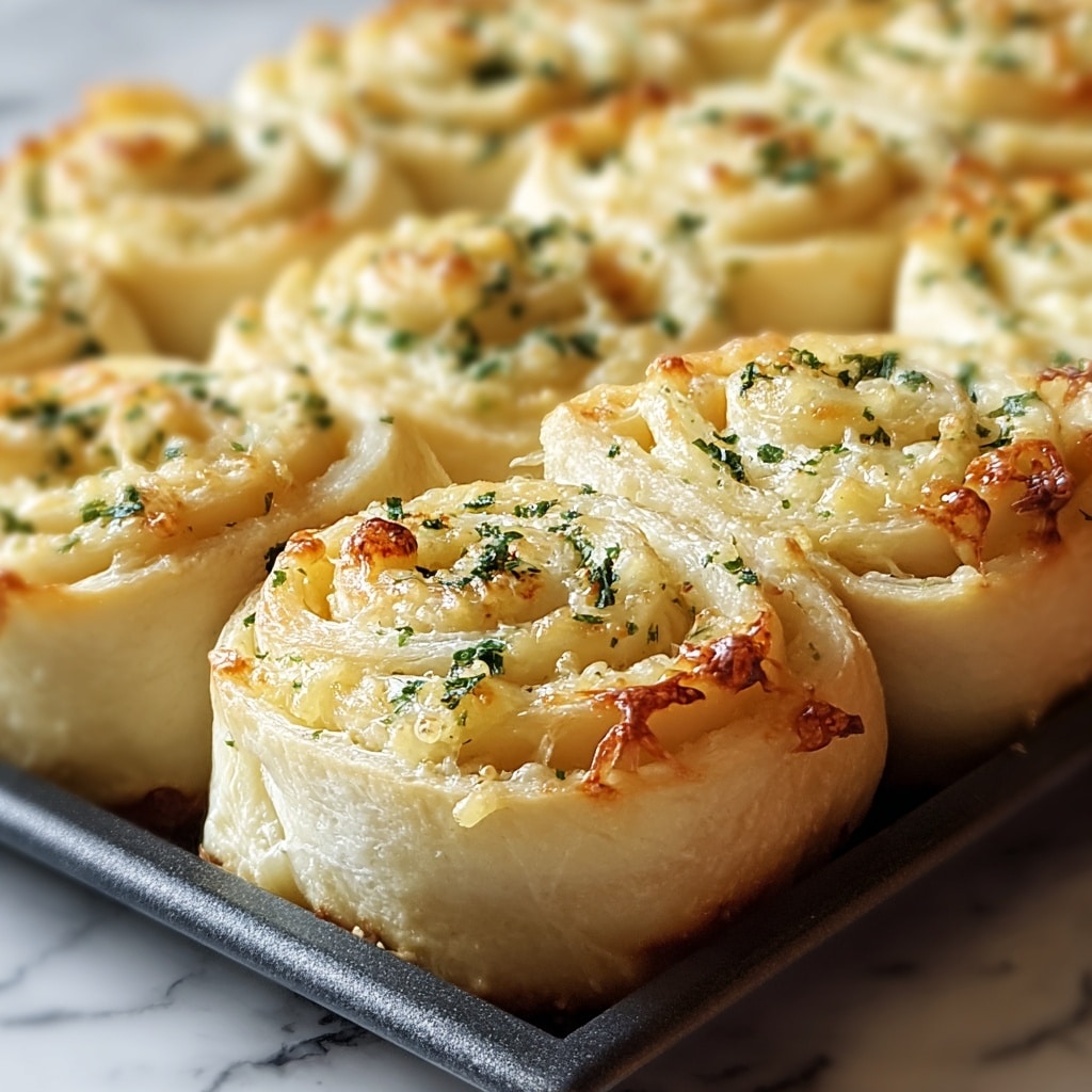 Cheesy Garlic Butter Rollups Recipe