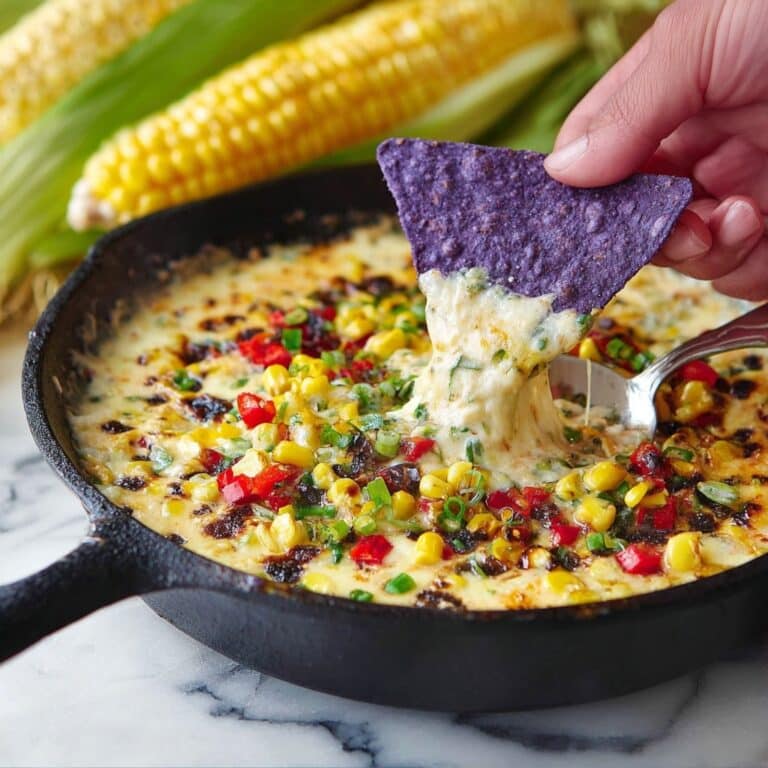 Roasted Corn Queso Fundido Recipe
