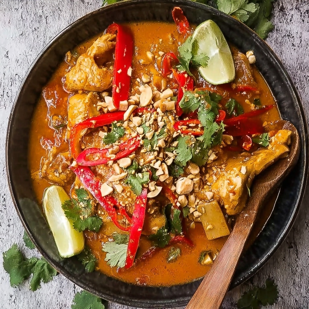Spicy Thai Peanut Chicken Recipe - Recipe Image