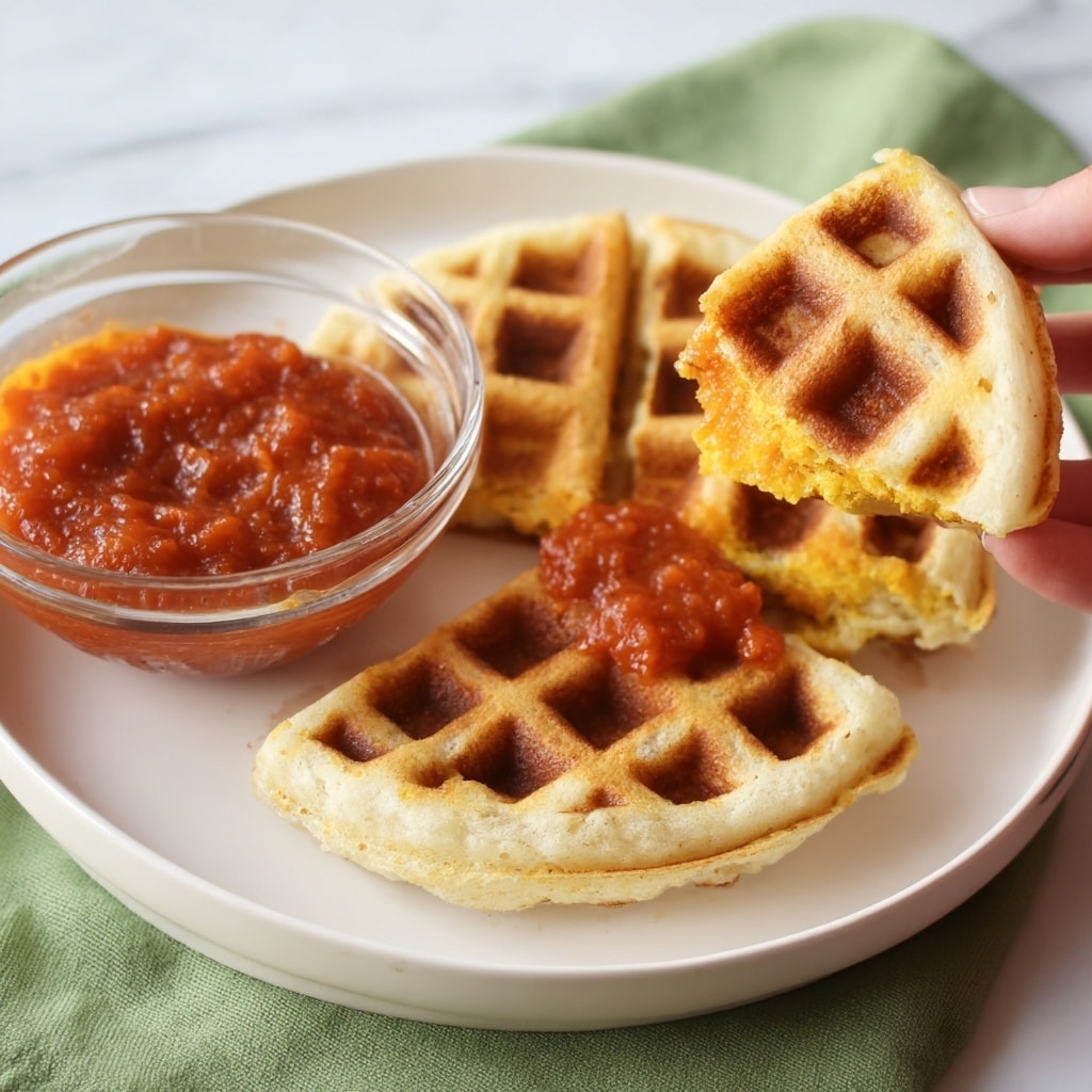 Pizza-Stuffed Waffle Snacks Recipe - Recipe Image