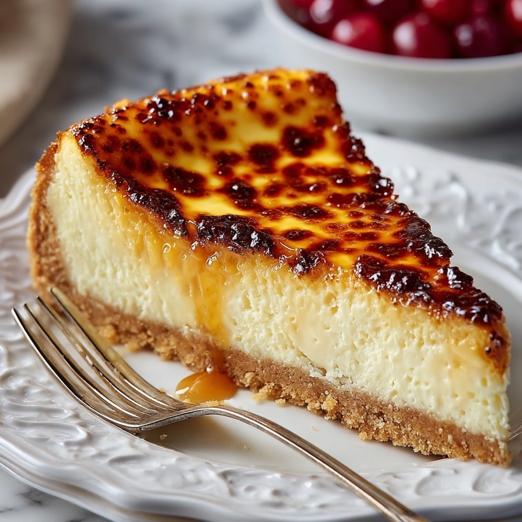 Crème Brûlée Cheesecake Recipe - Recipe Image