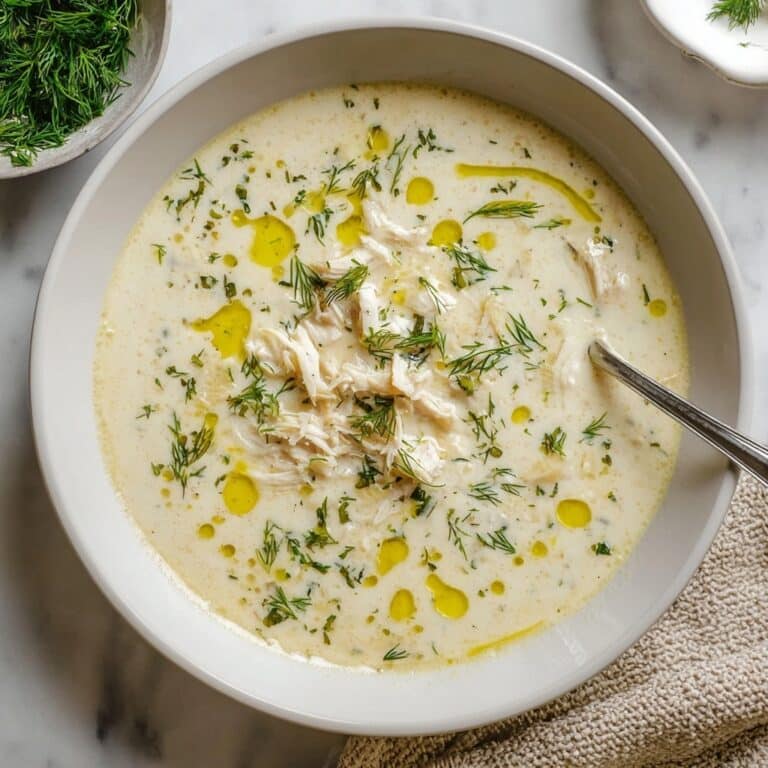 Greek Lemon Chicken Soup (Avgolemono) Recipe