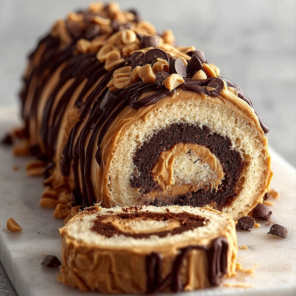 Chocolate Peanut Butter Dream Roll Recipe