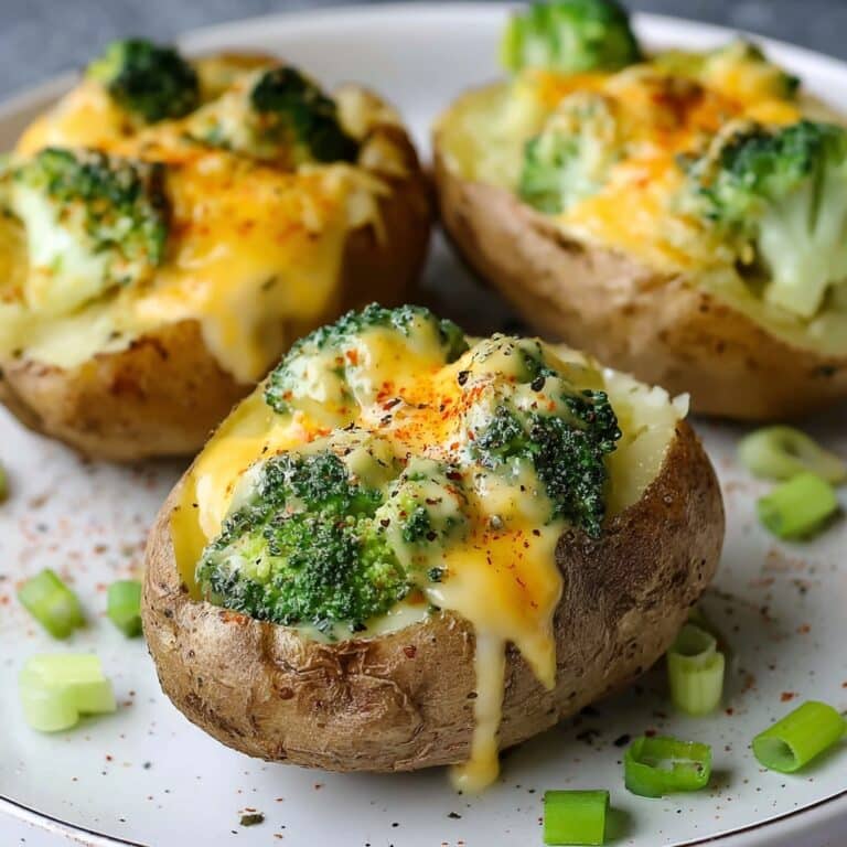 Broccoli Cheese Baked Potatoes Recipe
