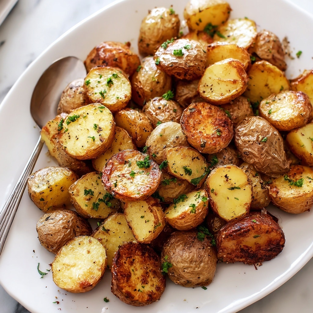 Garlic Roast Potatoes Recipe