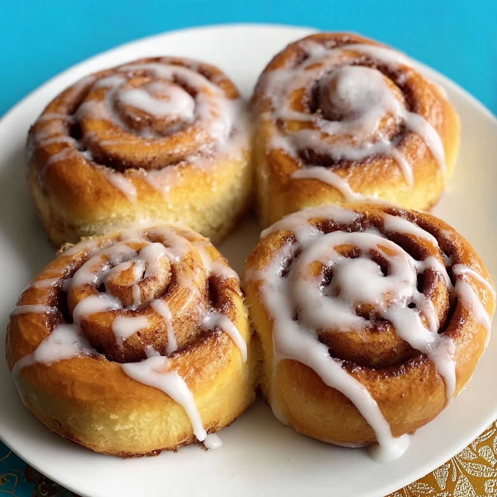 Soft Cinnamon Rolls with Creamy Glaze Recipe