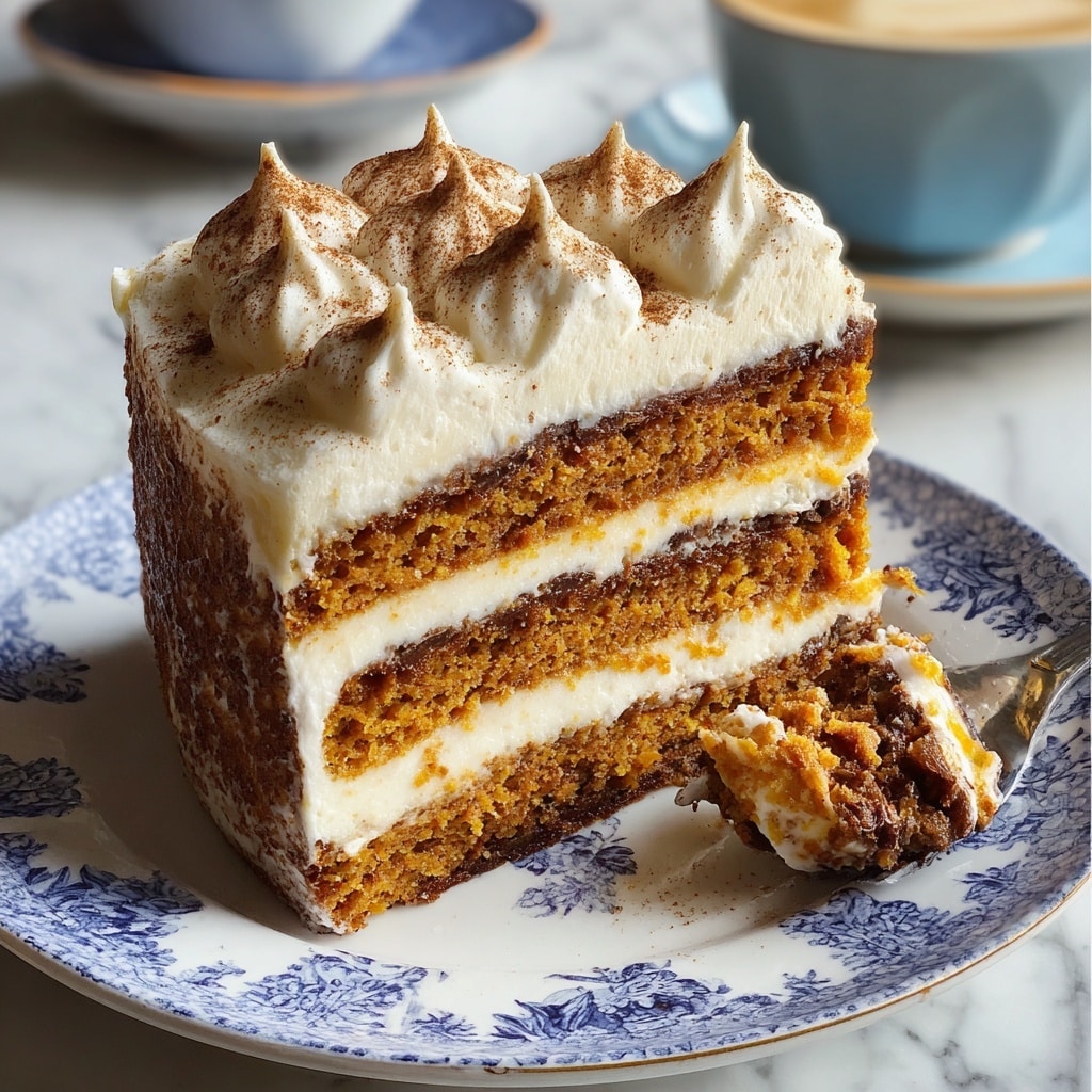 Pumpkin Layer Cake with Cream Cheese Frosting Recipe - Recipe Image