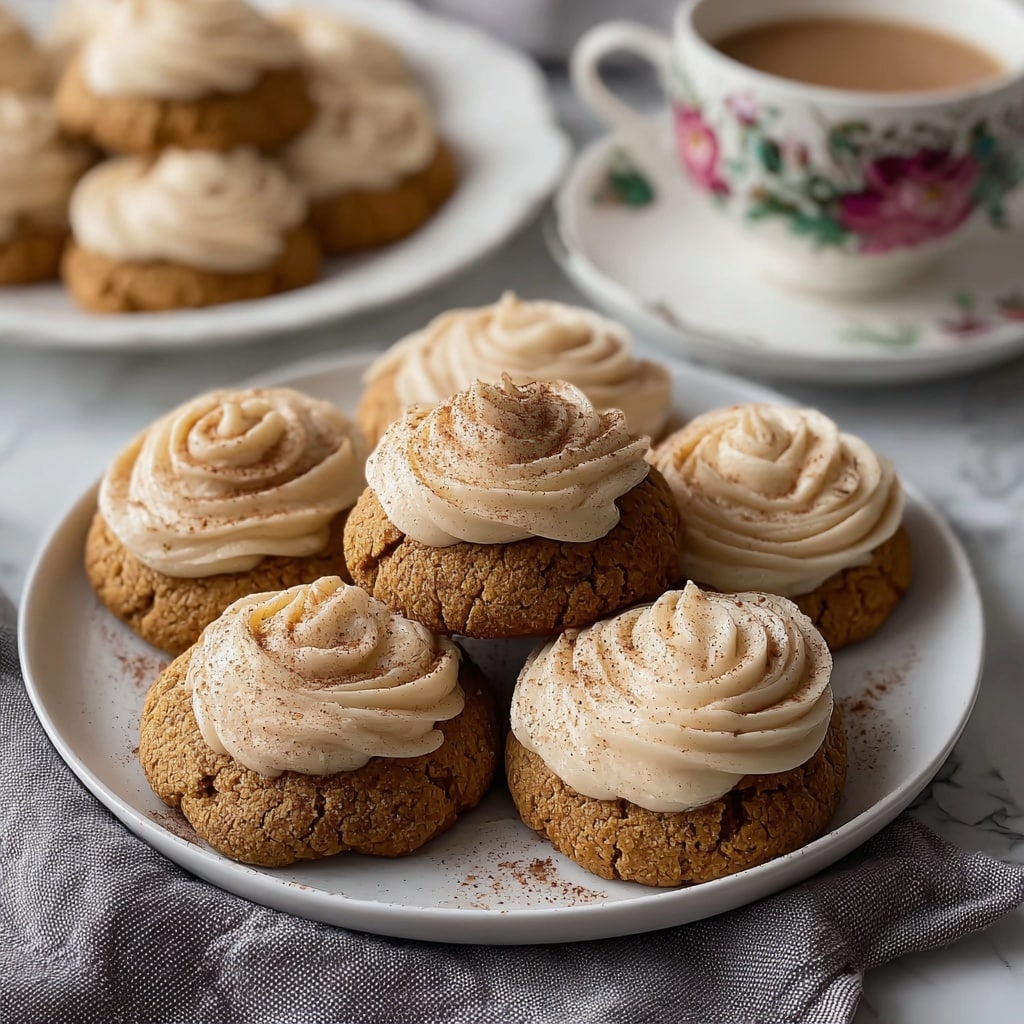 Soft Pumpkin Cookies with Cinnamon Frosting Recipe