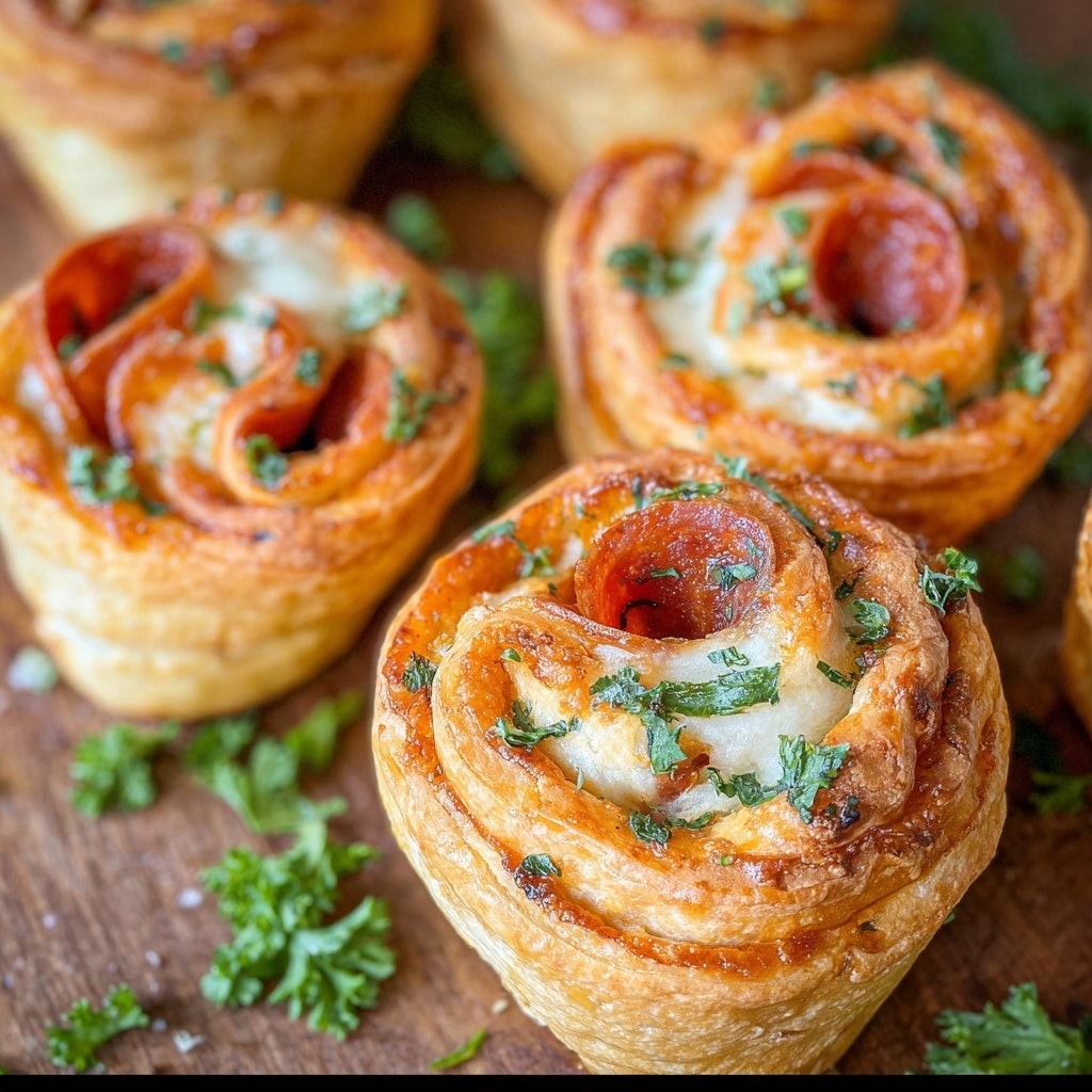 Pepperoni Crescent Popovers Recipe - Recipe Image