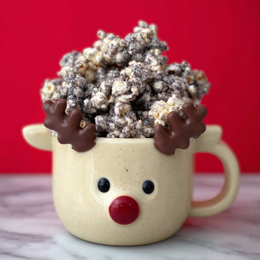 Peppermint Cookies & Cream Popcorn Recipe - Recipe Image