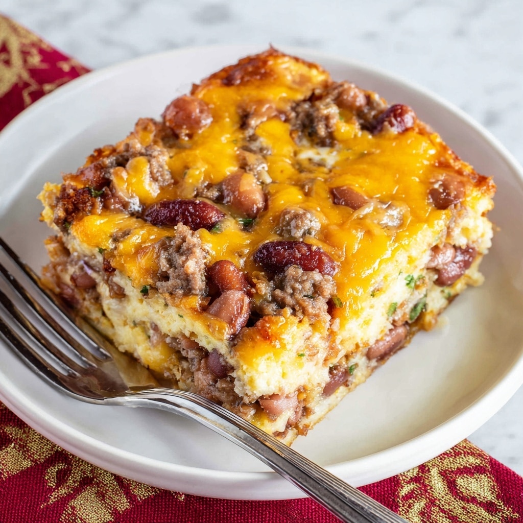 Black Eyed Pea Cornbread Casserole Recipe - Recipe Image