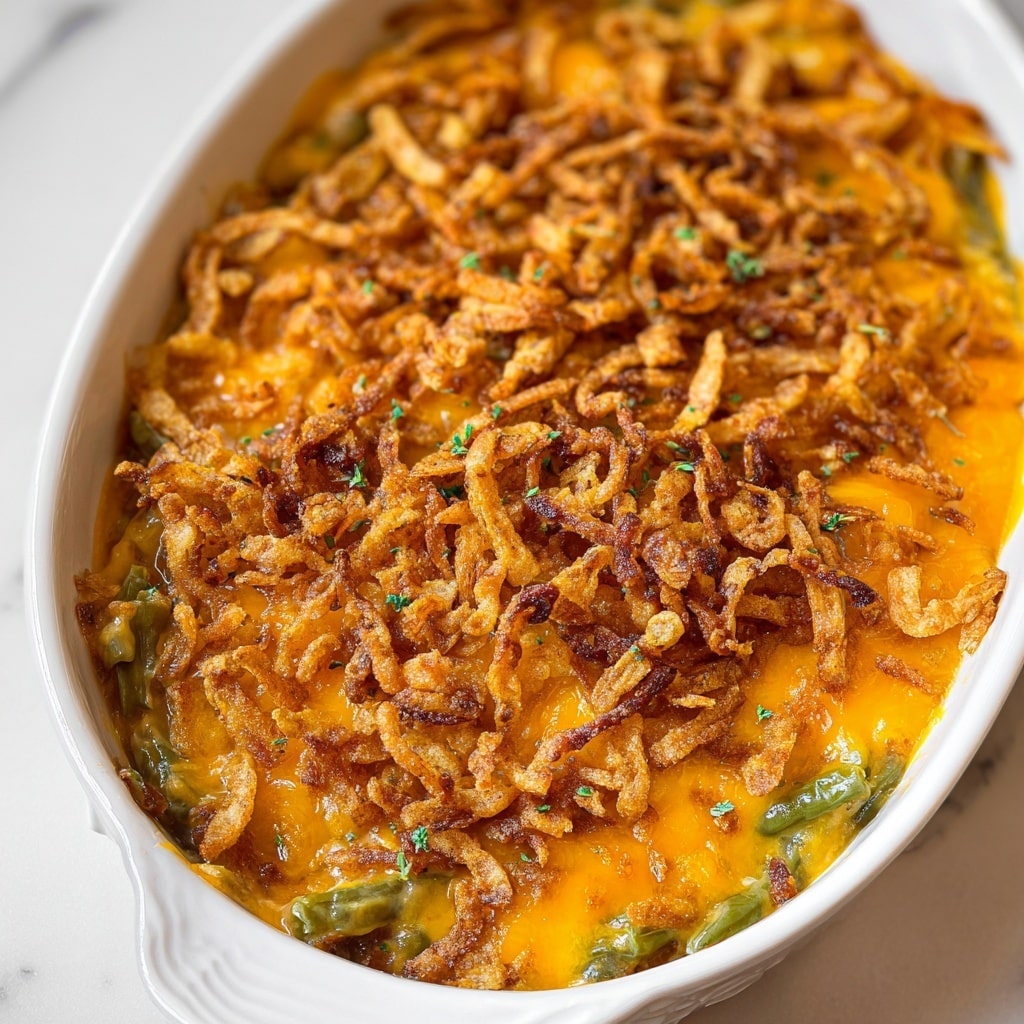 French Onion Green Bean Casserole Recipe