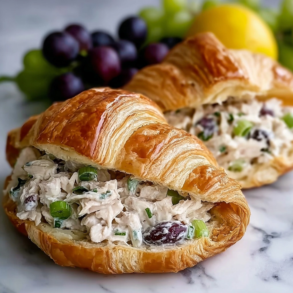 Chicken Salad Croissant Sandwiches Recipe